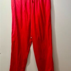 Basic Editions Women's Red Pants, Size L